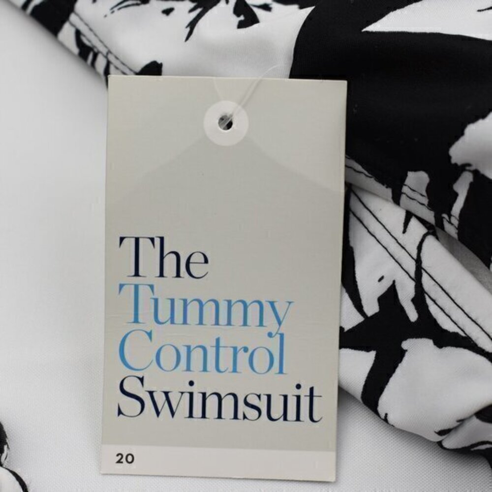 Croft & Barrow One Piece Tummy Control Swim Suit New with Tags Size 20 - Picture 4 of 5